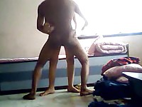 Busty indian teen in action