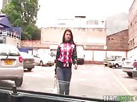 Busty mexican gets fucked for cash