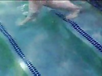 An amateur slut fucking by the pool