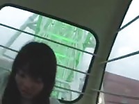 Great looking teen asian fucking in the air