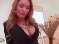 Redhead milf cum tasting