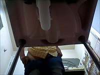 Girl in bartroom