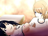 Hentai lesbians sex toy torture