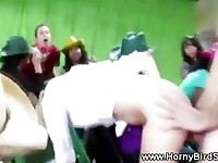 CFNM babes riding the stripper beefy cock