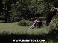 Nature boy wanking