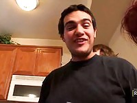 Sex party in the kitchen